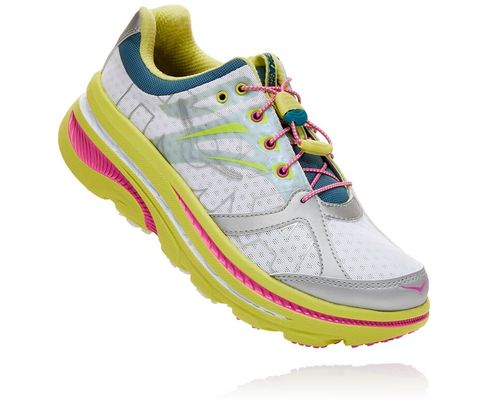 Hoka One One Dame Ov X Hoka Bondi B Road Løpesko Lime Sherbet/Super Rosa Norge-06PDF